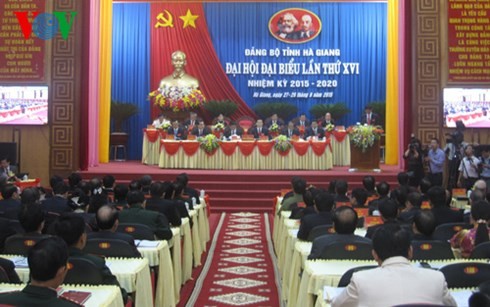 Đại hội Đảng bộ tỉnh Hà Giang lần thứ 16 - ảnh 1